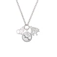 thumbnail image 2 of Delight Jewelry Silvertone Moose in Heart - Let Things Go Fall Zoey Charm Necklace, 28", 2 of 4