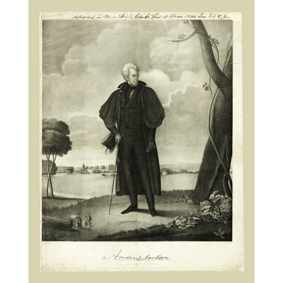 Print: Andrew Jackson, 1833