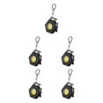 thumbnail image 1 of tssuouriy Keychain Flashlight Rechargeable Outdoor Keyring Light Key Chain Lamp Attachable Work Inspection Bottle Opener Black 5Set, 1 of 6