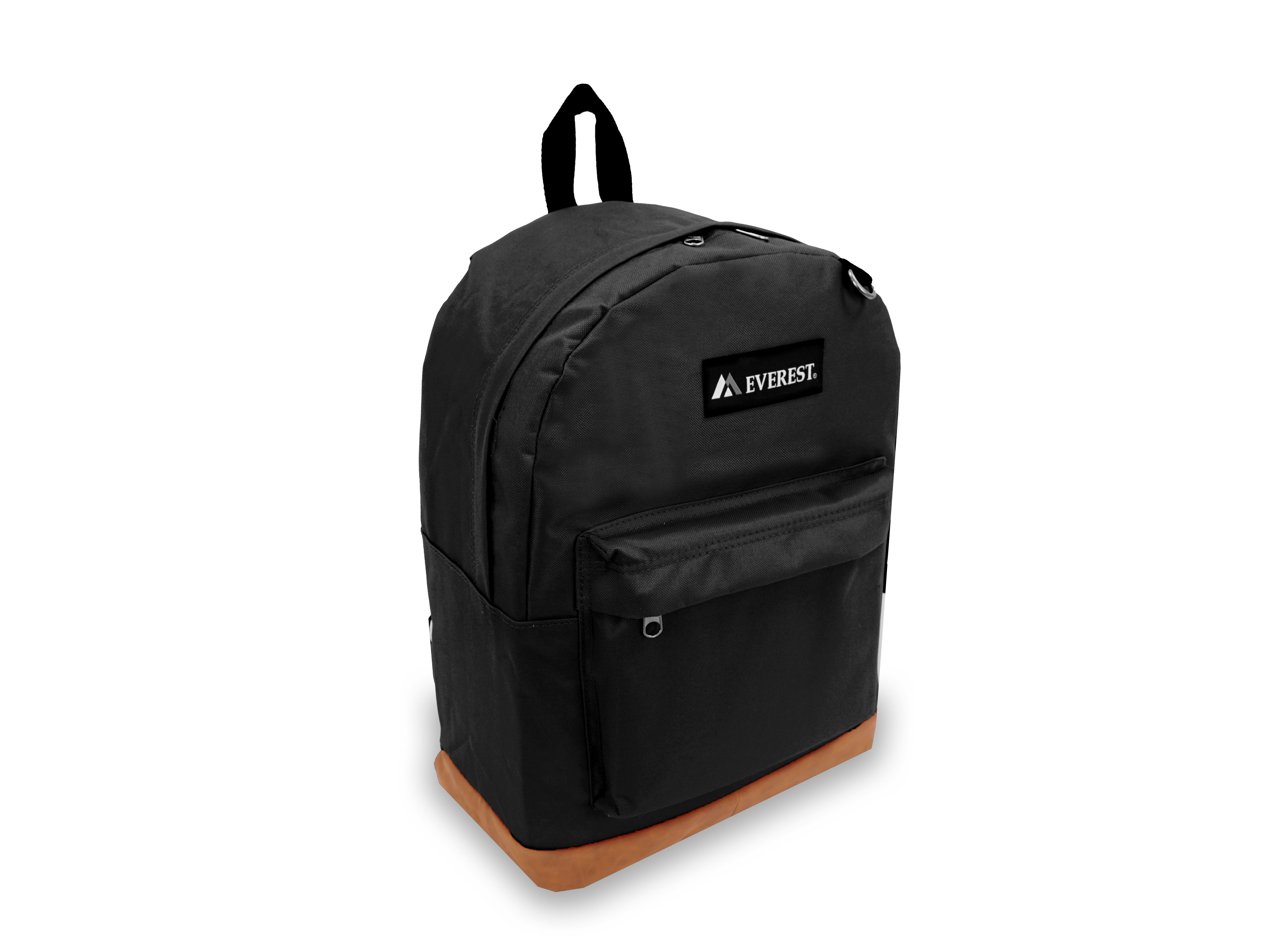 Everest 17" Suede Bottom Backpack, Black All Ages, Unisex 1045GL-BK, Carrier and Shoulder Book Bag for School, Work, Sports, and Travel - image 2 of 4