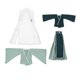 thumbnail image 2 of Conjunto completo De ropa para muñecas De 30cm Zulema Trajes De Muñeca BJD, 2 of 8
