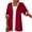Red, variant on Wdfiry 3/4 Sleeve Cardigan For Women Lightweight Linen Cotton Summer Cardigans Casual Loose Open Front Thin Sweaters Jacket