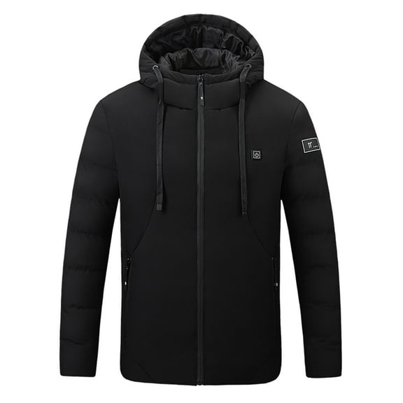 BJUTIR Coats For Women 4 Zones Hooded Heated Jacket Washable Jacket Heating Pocket Heating 3 Heated Level Womens Clothing