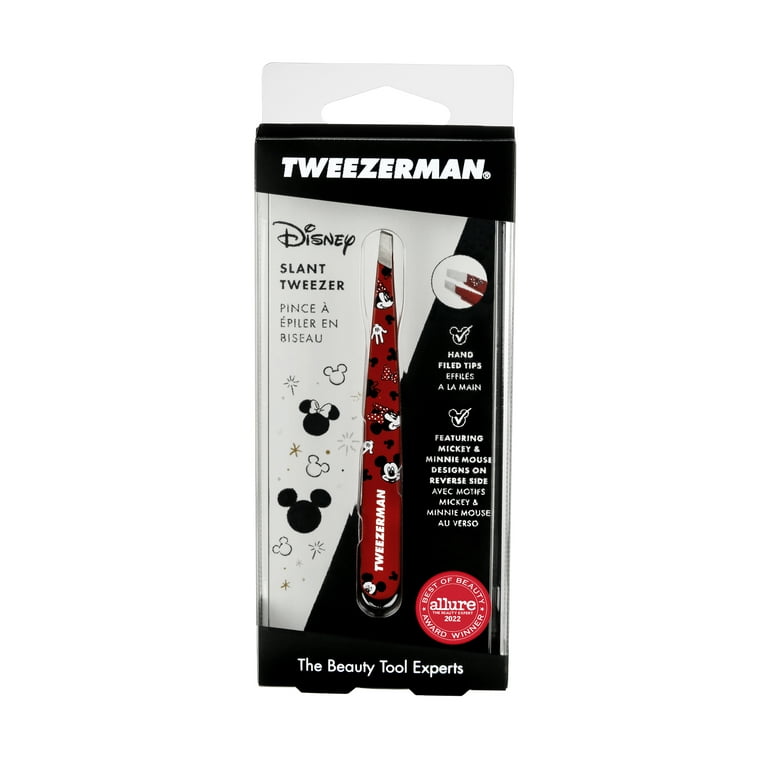 Metal Anti-Magnetic Pointed Tip Needle Nose w Curved Tweezer Set Black 2 in  1