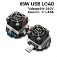 thumbnail image 3 of 65w Battery Tester Electronic Load 18650 Capacity Monitor Indicator Discharge Charge Usb Meter 5v 12v 24v Power Supply ,Accurate Testing, 3 of 6