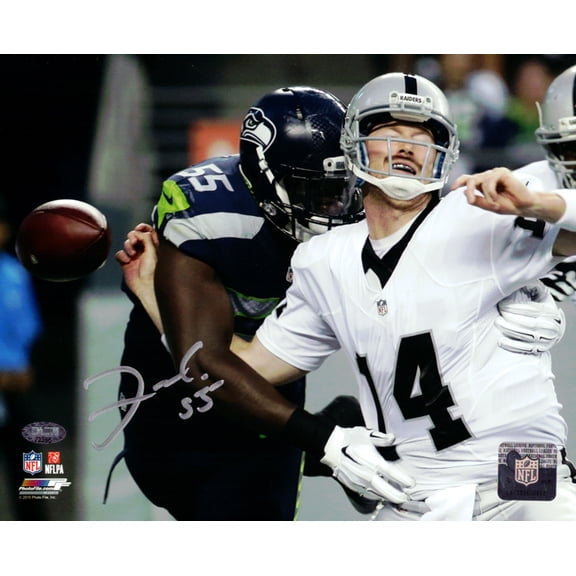Frank Clark Autographed 8x10 Photo Seattle Seahawks MCS Holo 94272