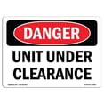 thumbnail image 1 of SignMission OS-DS-A-1218-L-2480 12 x 18 Po Signe de Danger OSHA - Unité sous Clair, 1 of 1