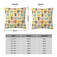 thumbnail image 2 of Pofeuu Vintage Cup Print Double-sided plush pillowcase Square Throw Pillow Covers Pillows Cover for Living Room Bedroom Sofa Couch Cushion Cover（No pillow core）-18"x18", 2 of 7