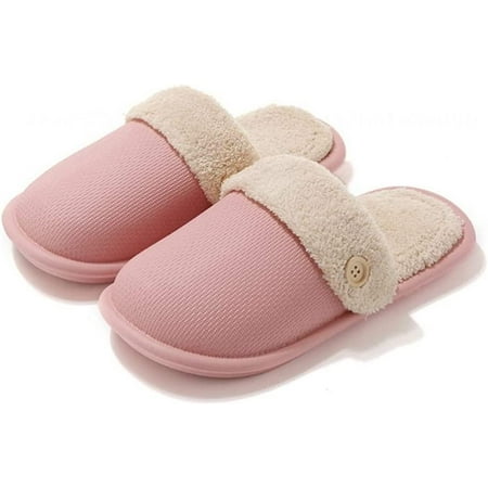 

shuwee Mildly Slippers - Removable Warm Comfortable Cotton Slippers