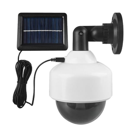 

Kotyreds 4pcs LED Solar False Camera Light Body Induction Simulation Monitoring for Home (C)