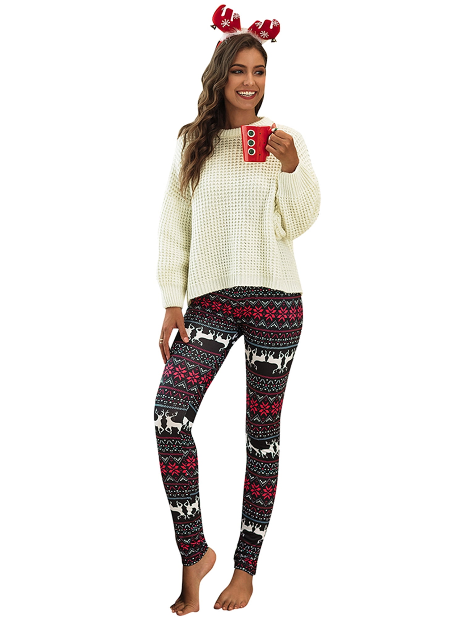 walmart womens christmas leggings
