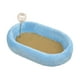 thumbnail image 2 of Cama ovalada para gatos, rascador, protector de muebles con pelota, juego de persecución, sofá, juguetes de entrenamiento, tablero rascador para gatos Azul, 2 of 8