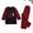 Red, variant on Busydd Family Christmas Pajamas with Dog Fashion Print Jumpsuit Family Matching Outfits Matching Family Sleepwear Xmas Holiday Pajamas for Pets