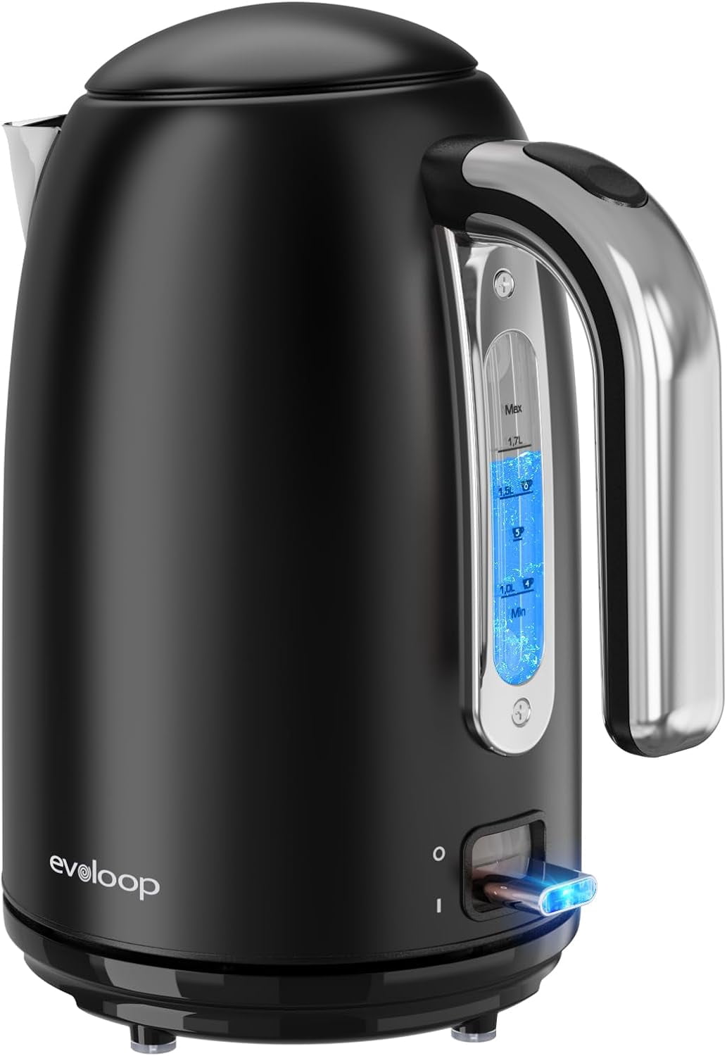 Evoloop Rapid Egg Cooker with Stainless Steel Design for Busy Families and Dorms