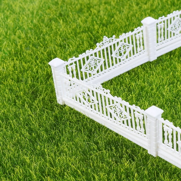 STRANDCHIC 1Set Realistic Shape Garden Fence Mini Ornament Ideal for Diy Enthusiasts in Home Display 1m