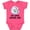Vintage Hot Pink, variant on Inktastic Raccoon My Oma Loves Me Boys or Girls Baby Bodysuit