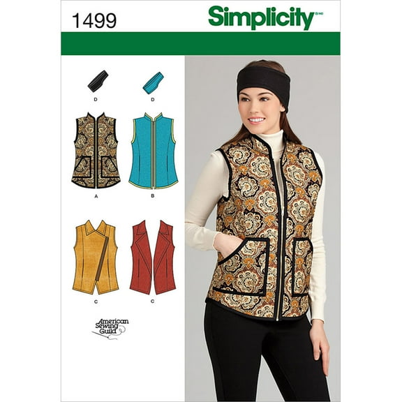 Simplicity Misses' Size 6-14 Jackets & Coats Pattern, 1 Each