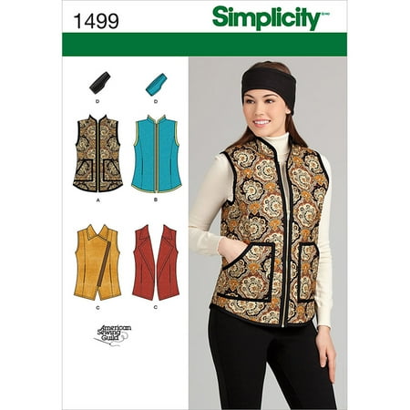 Jacket Simplicity Pattern - Simplicity Misses' Size 6-14 Jackets & Coats Pattern, 1 Each