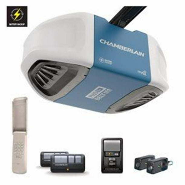 Chamberlain WD962KEV Garage Door Opener, 100 W, Remote Control