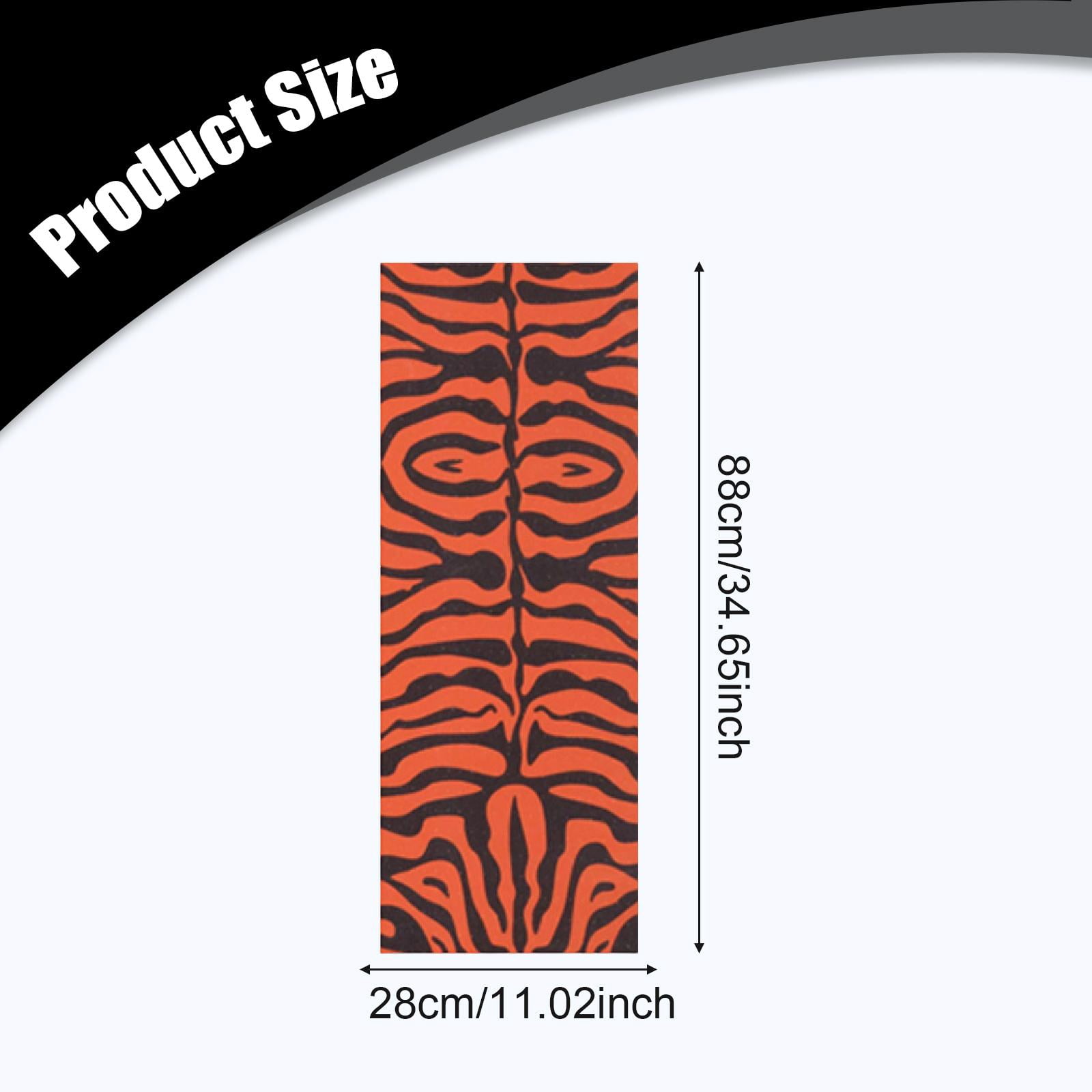 Axioma Skateboard Grip Tape Outdoor Non Slip Multipurpose Skateboarding Accessories Orange Black