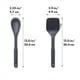 thumbnail image 2 of Juego de utensilios OXO Good Grips de silicona, 2 piezas, gris, 2 of 8