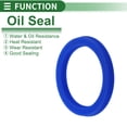 thumbnail image 3 of Sello de Aceite Universal UN Lip Sello Anillo Sello de Eje Rotativo 45x57x6mm Alta Presión TPU Azul 5 Pcs, 3 of 7
