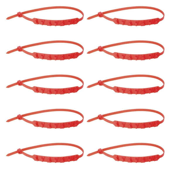 BIBABLYKE 10Pcs Anti Snow Chains Emergency Tyre Wheel Cable Adjustable Anti-Slip Snow Tire Chains for Car SUV Anti Skid Cable Tie