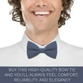 thumbnail image 5 of Babies Classic Pre-Tied Bow Tie Formal Solid Tuxedo, by Bow Tie House (Small, Slate Gray), 5 of 5