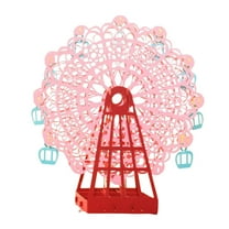 3D Pop Up Birthday Cards, Auto Play Music Warming LED Light Birthday Cake Card Pop Up Greeting Cards Laser Cut Happy Birthday Cards Best for Mom Wife Sister Boy Girl Friends 1 Pack