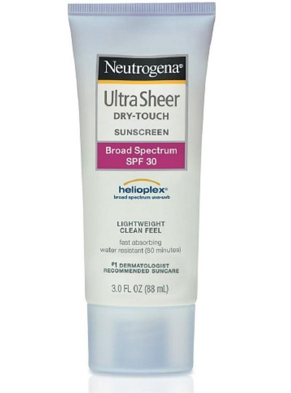 Neutrogena Ultra Sheer Dry-Touch Sunscreen Lotion, SPF 30, 3 oz (Pack of 2)