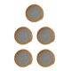thumbnail image 2 of Matsuzay Alfombrilla de redonda, posavasos, mantel de aislamiento tejido, accesorios de cocina Type2 NO2, 2 of 6