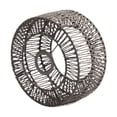 thumbnail image 4 of Esquirla Rope Iron Frame Pendant Lamp Shade Cover DIY Replacement for Cafe Restaurant 22x11cm, 4 of 8