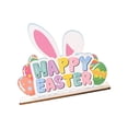 thumbnail image 3 of Abbracc Wood Easter Decoration Letter Sign Sculpture Crafts DIY Supplies Rabbit Ornament, 3 of 9