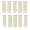 thumbnail image 1 of Dinheiro Medias altas de seda transparenteCalcetines ligeros blanco 42cm, 1 of 5