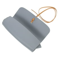 HEATSHAKING Travel Organizer Makeup Brush Storage Pouch Blue Folding Design 1Set 10X3X3In