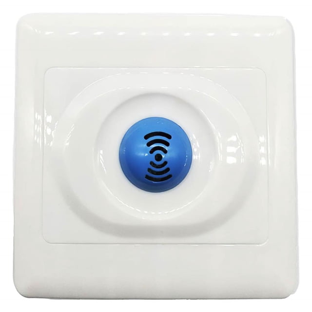Riwesomey Interruptor de luz con Sensor de de microondas LED de 5,8 GHz, interruptor de inducción de microondas tipo 86 con paquete de tornillos de Artesanía Riwesomey TO004741-00