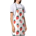 thumbnail image 4 of Sikiie Hand Drawn Strawberry Aprons for Kitchen Cooking Aprons, Chef Apron for Men Women Chef, 4 of 7