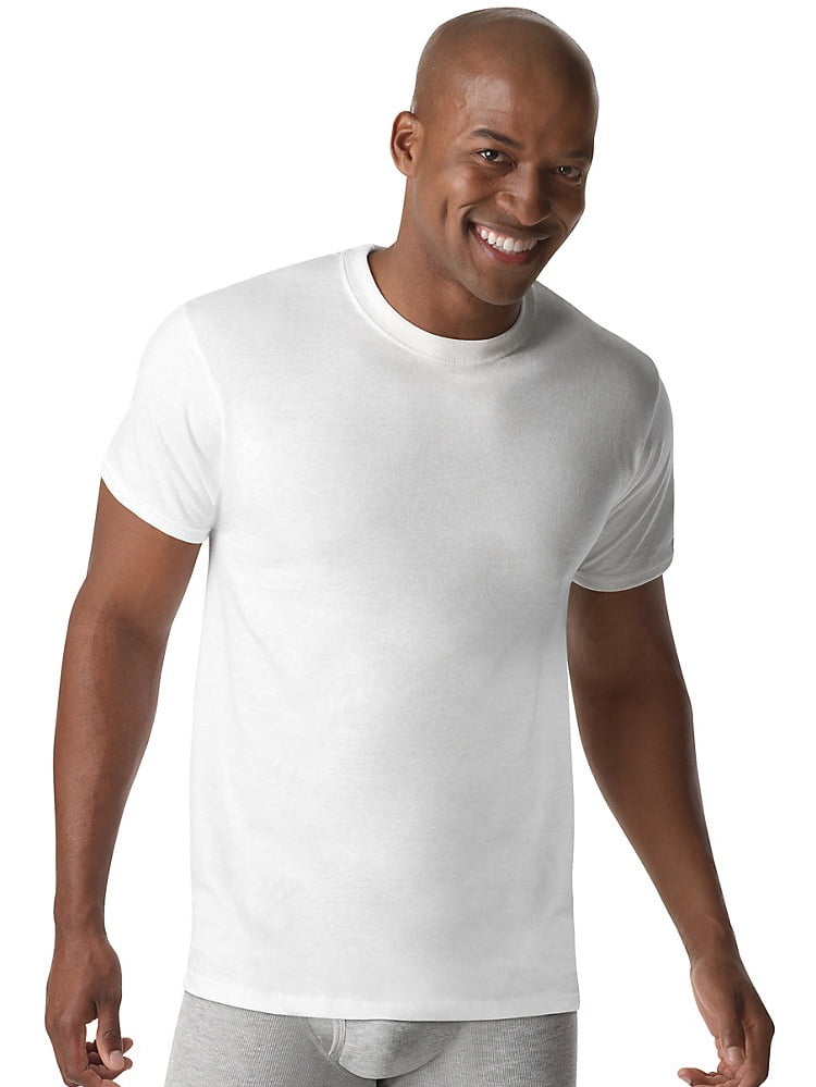 Hanes - Hanes ComfortBlend; Men's Perfect T White Crewneck Undershirt 3 ...