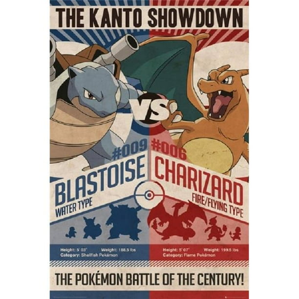 Gb Eye Xpe Pokemon Red Vs Blue Poster Print 44 24 X 36 Walmart Com Walmart Com