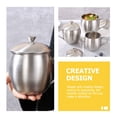 thumbnail image 4 of FRCOLOR Tasse à Bière Tasse à Lait Résistante à l'Usure Tasse à Bière Multifonction Tasse d'Eau en Acier Inoxydable Tasse à Café Approvisionnement (500 ml), 3,74 Pouces X 3,54 Pouces X 3,54 Pouces, 4 of 5