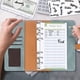 thumbnail image 4 of Conjunto de sistema de sobres en efectivo para cuaderno, carpeta de cuero sintético A6, con bolsillos para guardar dinero, organizador de facturas de ahorro de presupuesto, 2022, 4 of 4