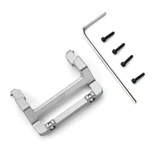 tamizeot RCGOFOLLOW Falling Protector Front Bumper Mount For 1/24 SCX24 Crawler Silver
