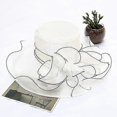 thumbnail image 5 of Women's Hat Summer Hat Sun Protection Sun Hats Sun Hat Organza Fascinator Hat Caps Bowler Hat Foldable with Flowers Wide Brim Ideal for Summer Beach C, 5 of 5