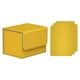 thumbnail image 3 of Caja de baraja de cartas con cierre magnético y capacidad para más de 100 cartas coleccionables. Amarillo, 3 of 9