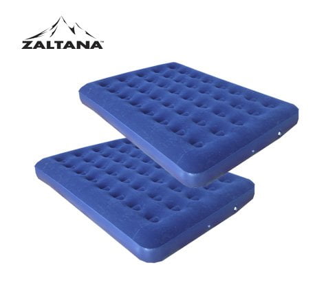 AMQx2+AP3 78X60X9 with Double Action air Pump Combo 2-Piece of ZALTANA Queen Size Air Mattress