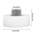 thumbnail image 5 of Meat Grinder Gear Spare Part Stainless Steel Plastic Meat Grinder Mincer Pinion Accessories for Replacement, 5 of 5