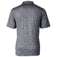 thumbnail image 3 of Men's Cutter & Buck Black Marshall Thundering Herd Pike Constellation Stretch Polo, 3 of 3