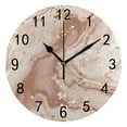 thumbnail image 6 of Liquid Marble Kitchen Wall Clock, Silent Non Ticking 10 Inch Wall Clocks Battery Operated, Modern Coastal Style Clock Decor for Living Room, Home, Bedroom, Bathroom, 6 of 6