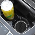 thumbnail image 3 of Car Coasters, 4 Pack Universal Vehicle Bling Car Coaster, AUR Crystal Rhinestone Coaster for Cup Holders, Car Interior Accessories 2.75'' Silicone Anti Slip Car Coasters for Women (Black), 3 of 14