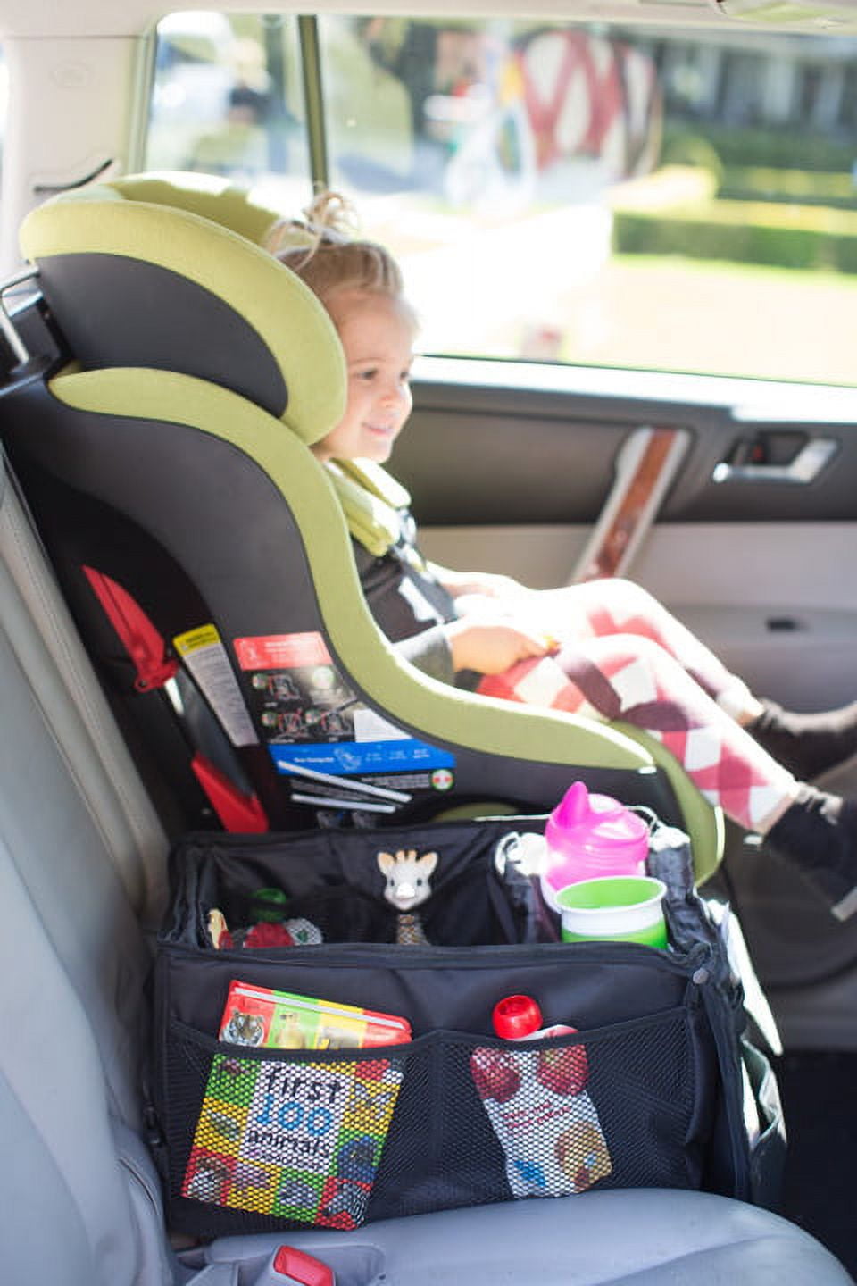 J.L. Childress Backseat Butler Car Seat Organizer for Kids, Road Trip Essential